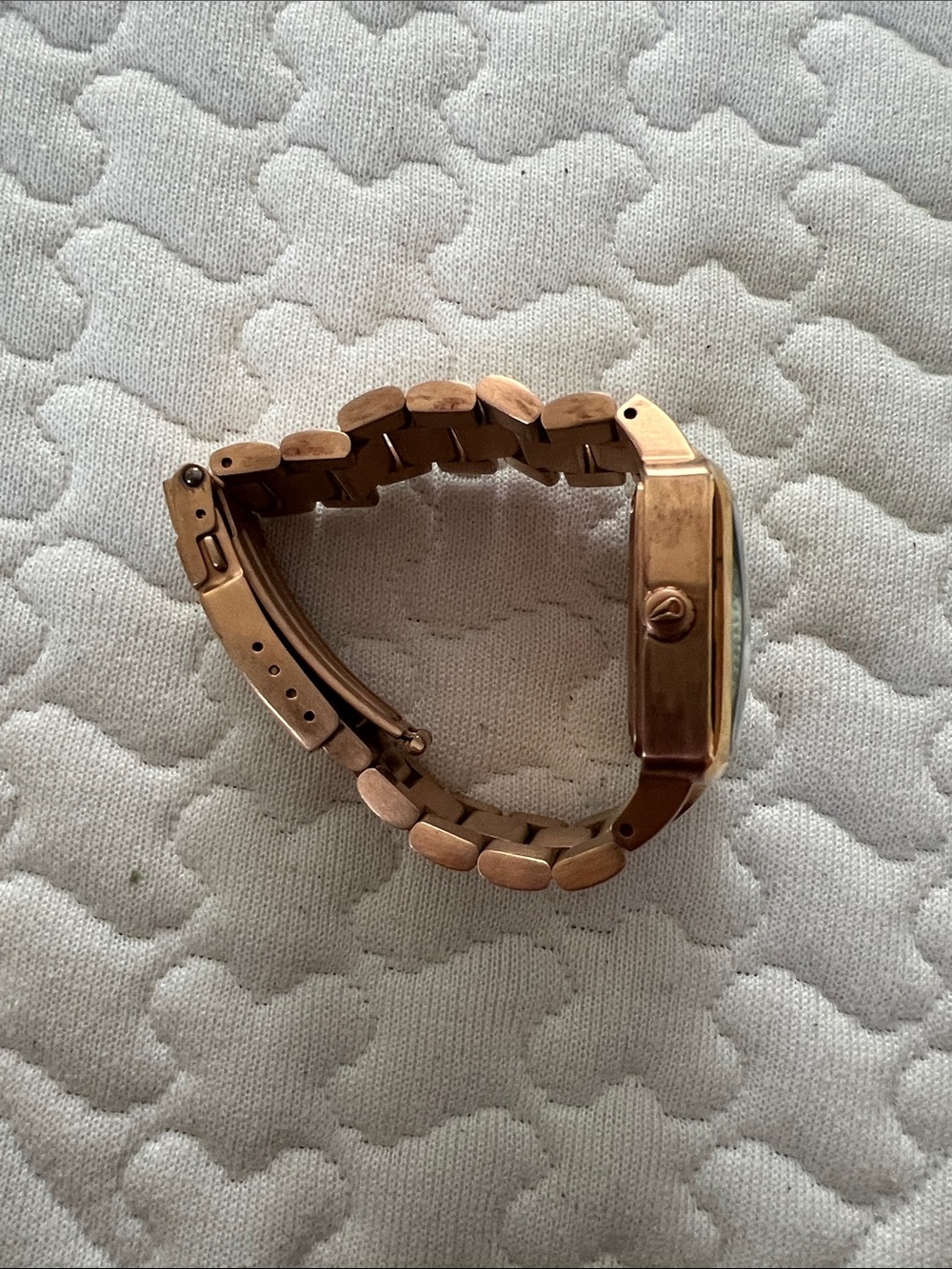 Nixon Rose Gold Square-Faced Stainless Steel Watch - Picture 6 of 7
